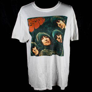 Vintage Late 90s Early 2000s Y2K The Beatles Rubber Soul Graphic T Shirt